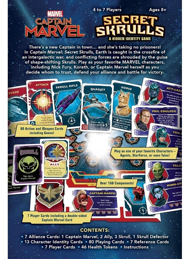 USAopoly Captain Marvel: Secret Skrulls - 8+ Years