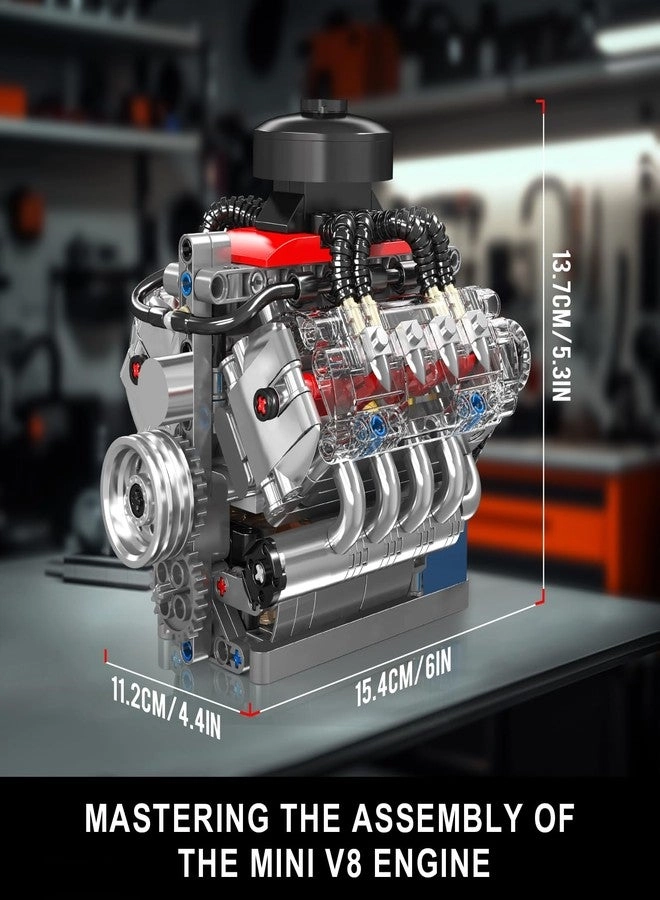 10171 V8 Engine - 487 pcs