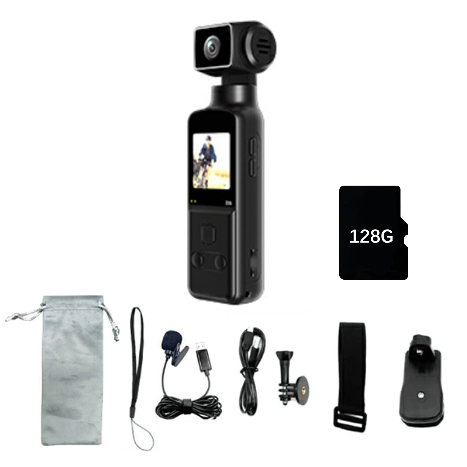 Oxtxuzdm 5K Action Camera - 128GB 64GB 32GB