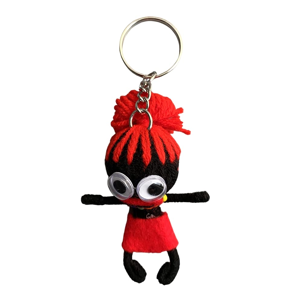 VIE Voodoo Doll Keychain - Red Haired 7cm