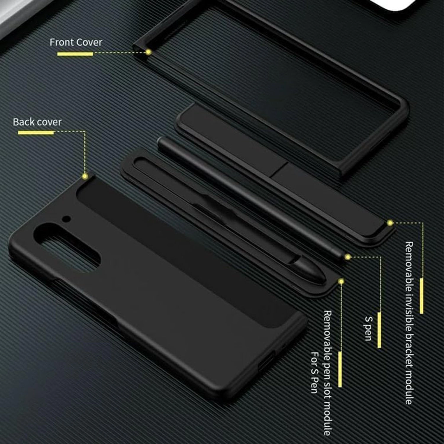 Case Black for Samsung Galaxy Z Fold 6