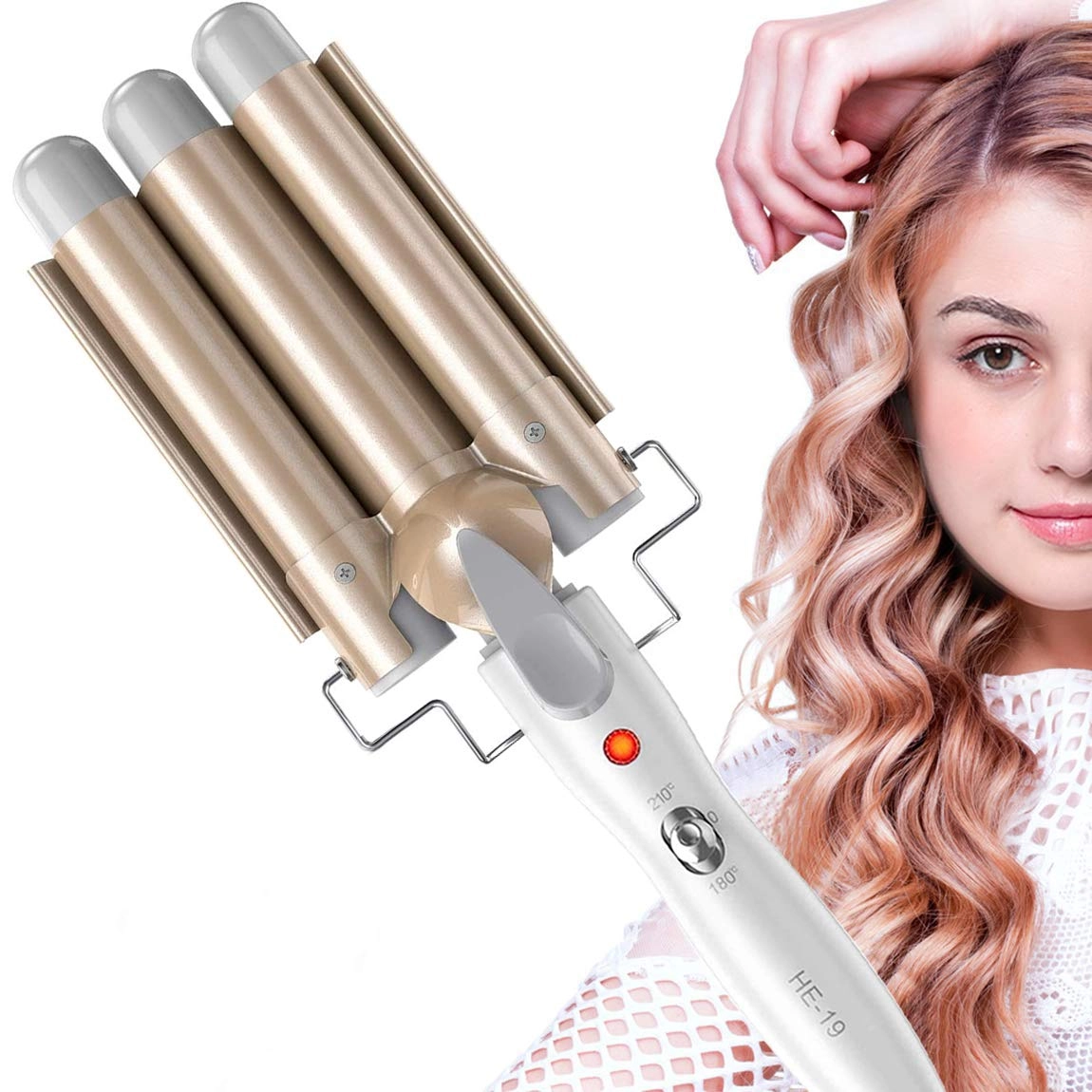 crebeau 3 Barrel Hair Curler - 25 millimeters
