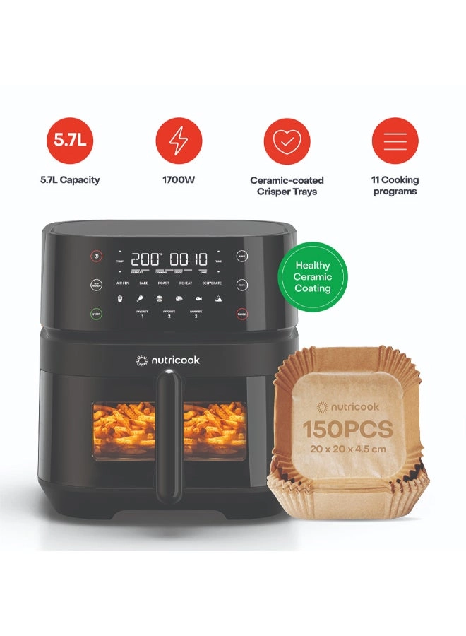 nutricook Air Fryer 3 Vision NC-AF357Vcombo