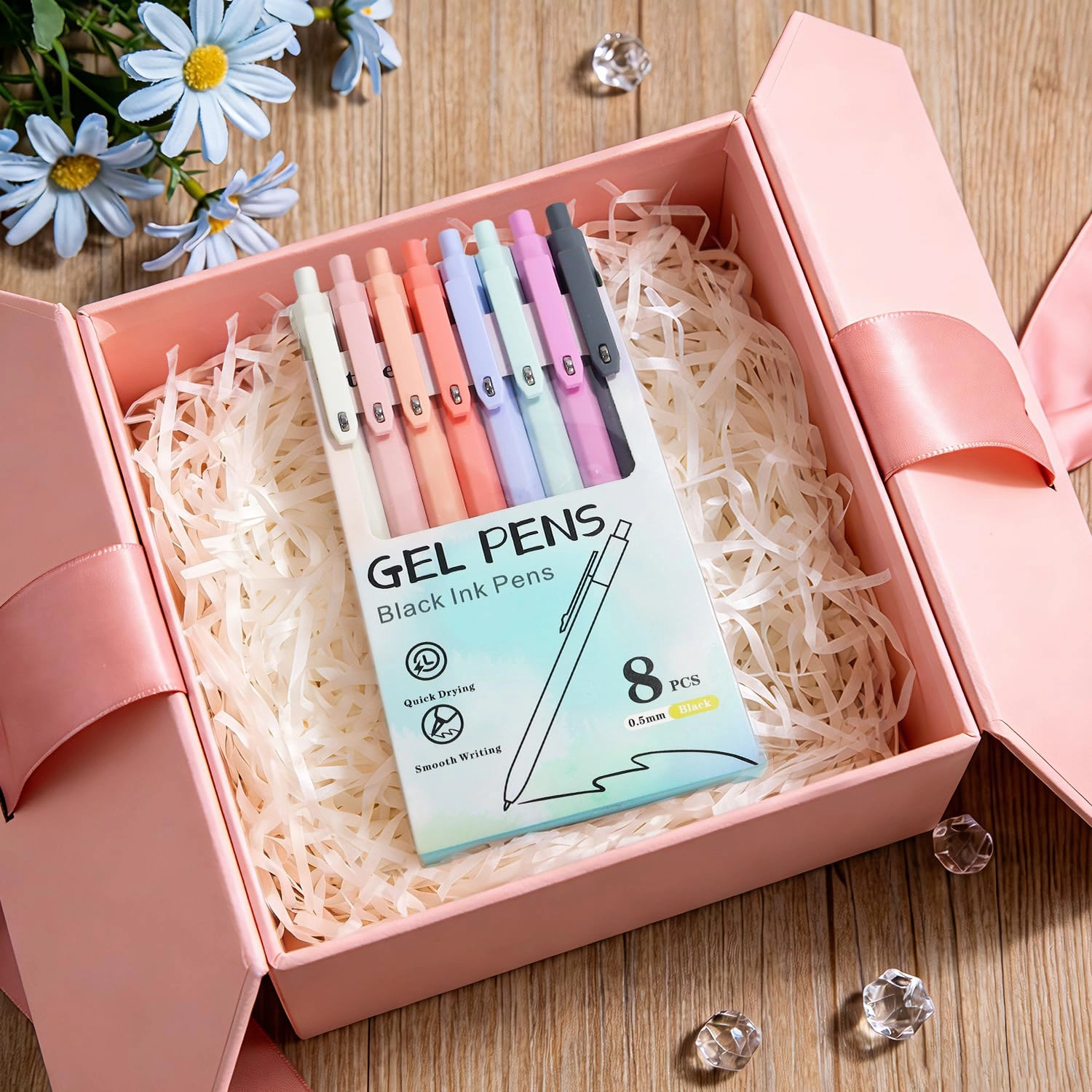 Aesthetic Pens - 8 Pcs 0.5mm