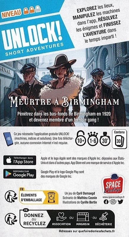 Red Mask - French + Murder in Birmingham + Le Chat De M. Schrödinger + Bottle Opener