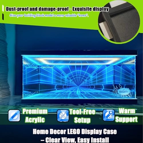Luminous Display Case (42083) - 3 mm Acrylic UV protection Dustproof
