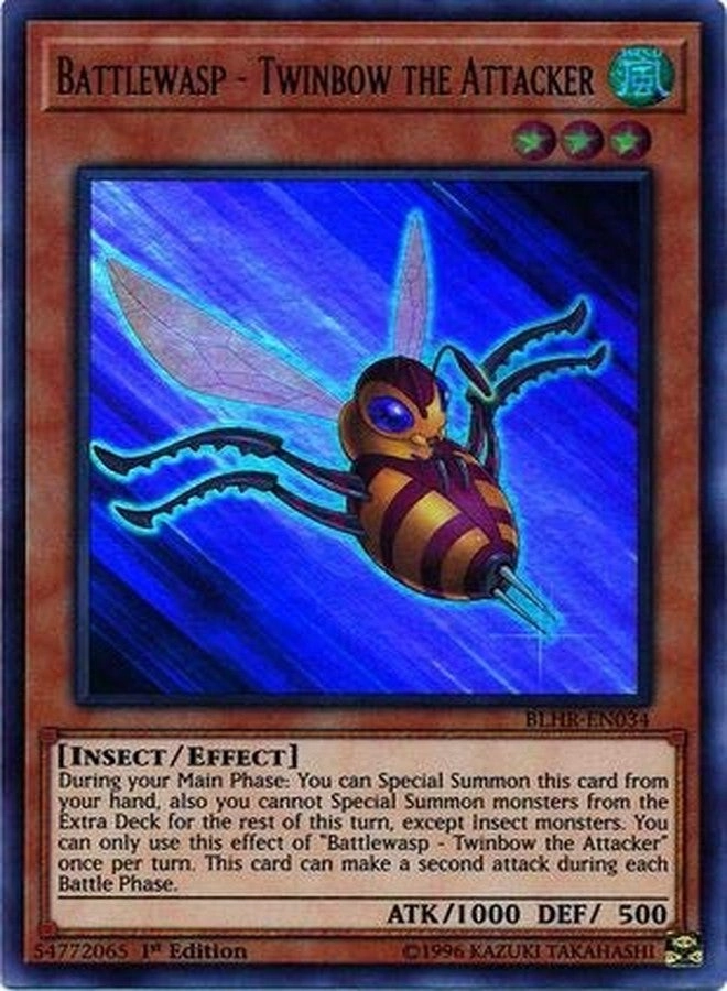 Yu-Gi-Oh! Battlewasp - Twinbow The Attacker BLHR-EN034