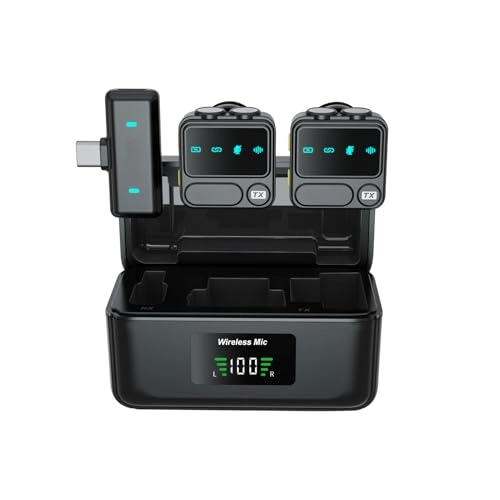 Wireless Lavalier Microphones - 2 2.4 GHz