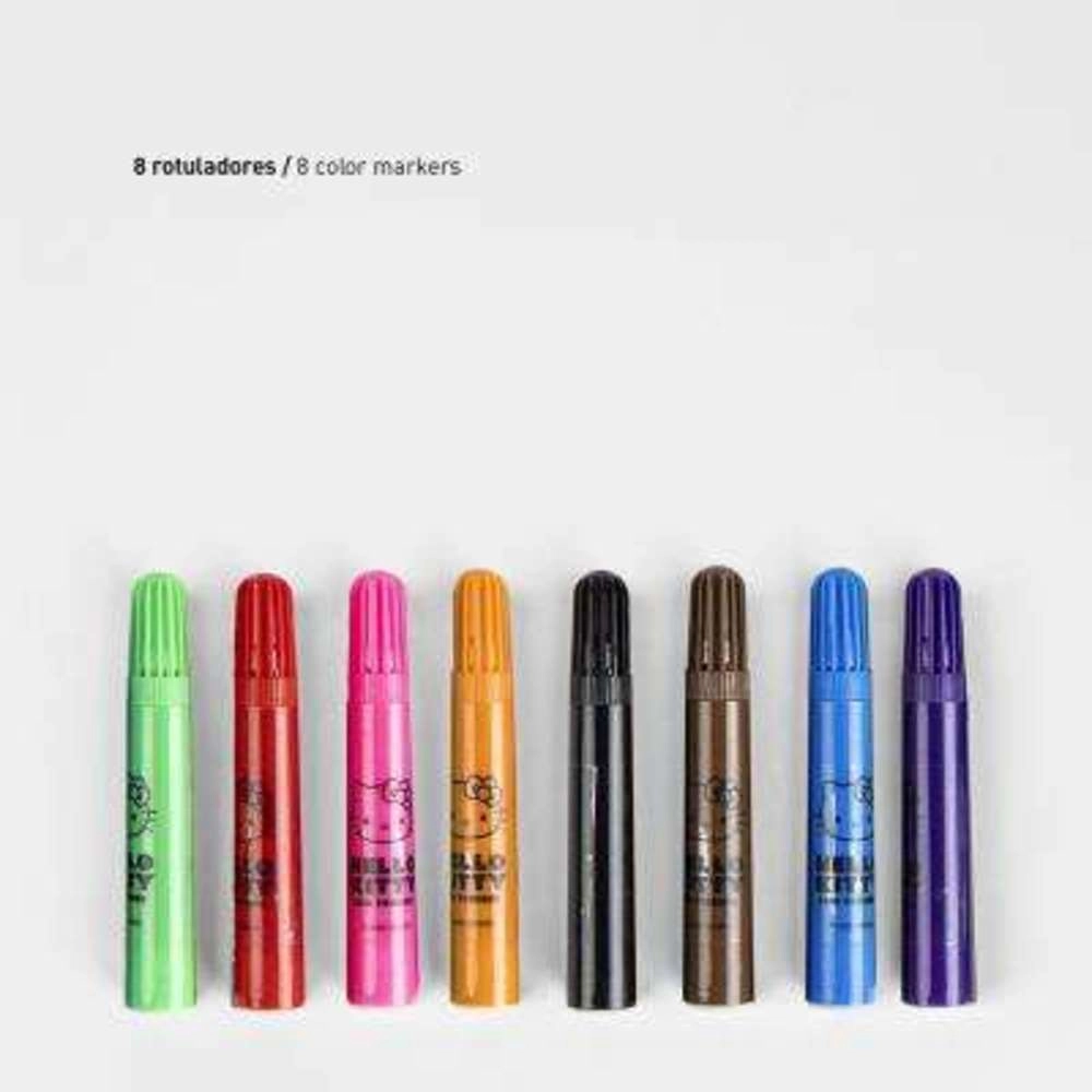 Colorable Activity Set Display - 6 PCS markers crayons notebook