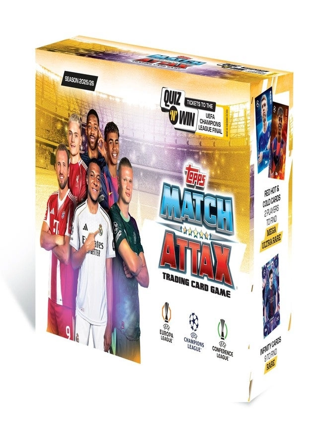 Topps UEFA Champions League Match Attax 2025-26 Flow Pack - 34pcs