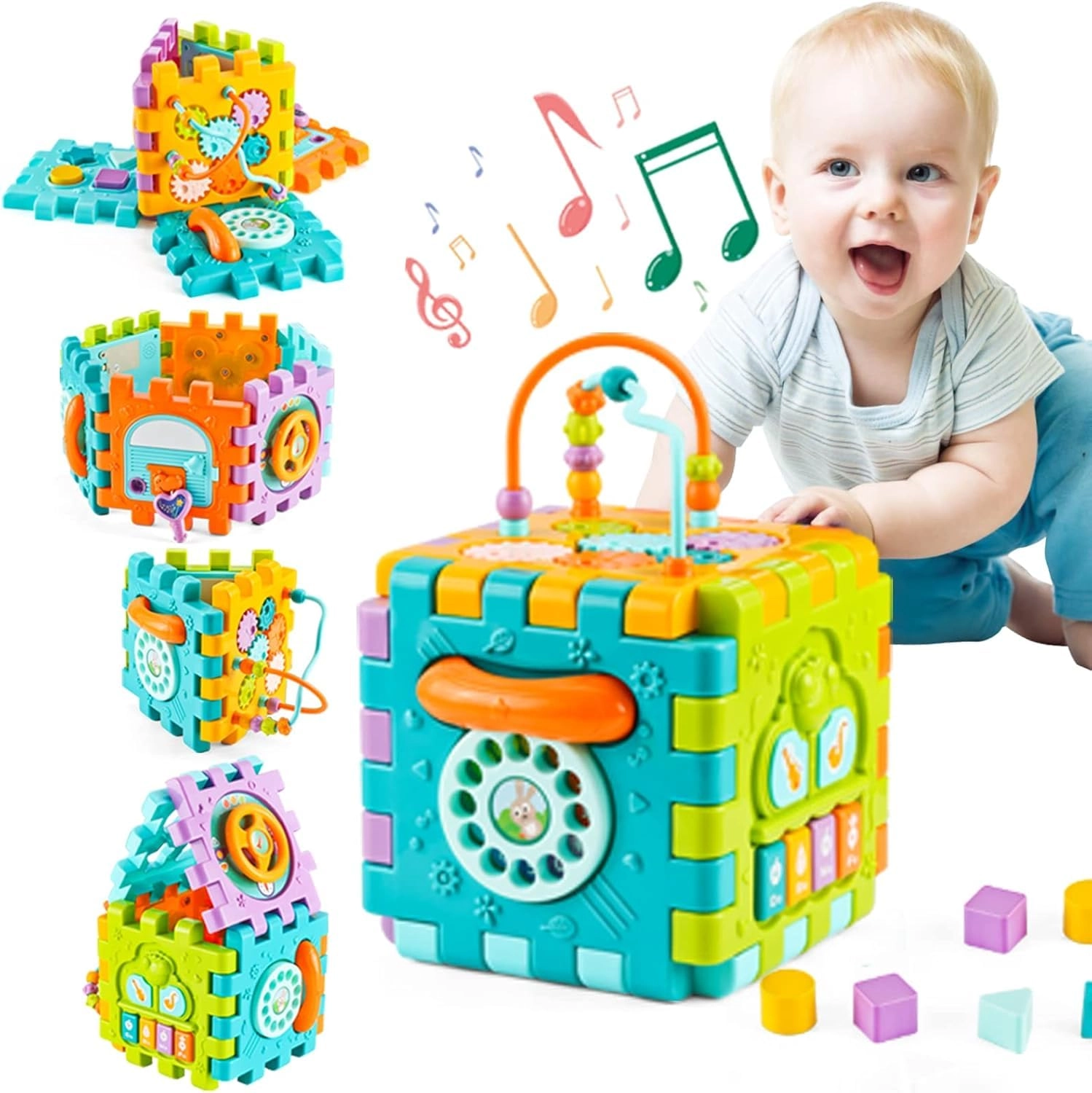 Storio, wecare@storio.in Activity Cube - Toddler 1 Count