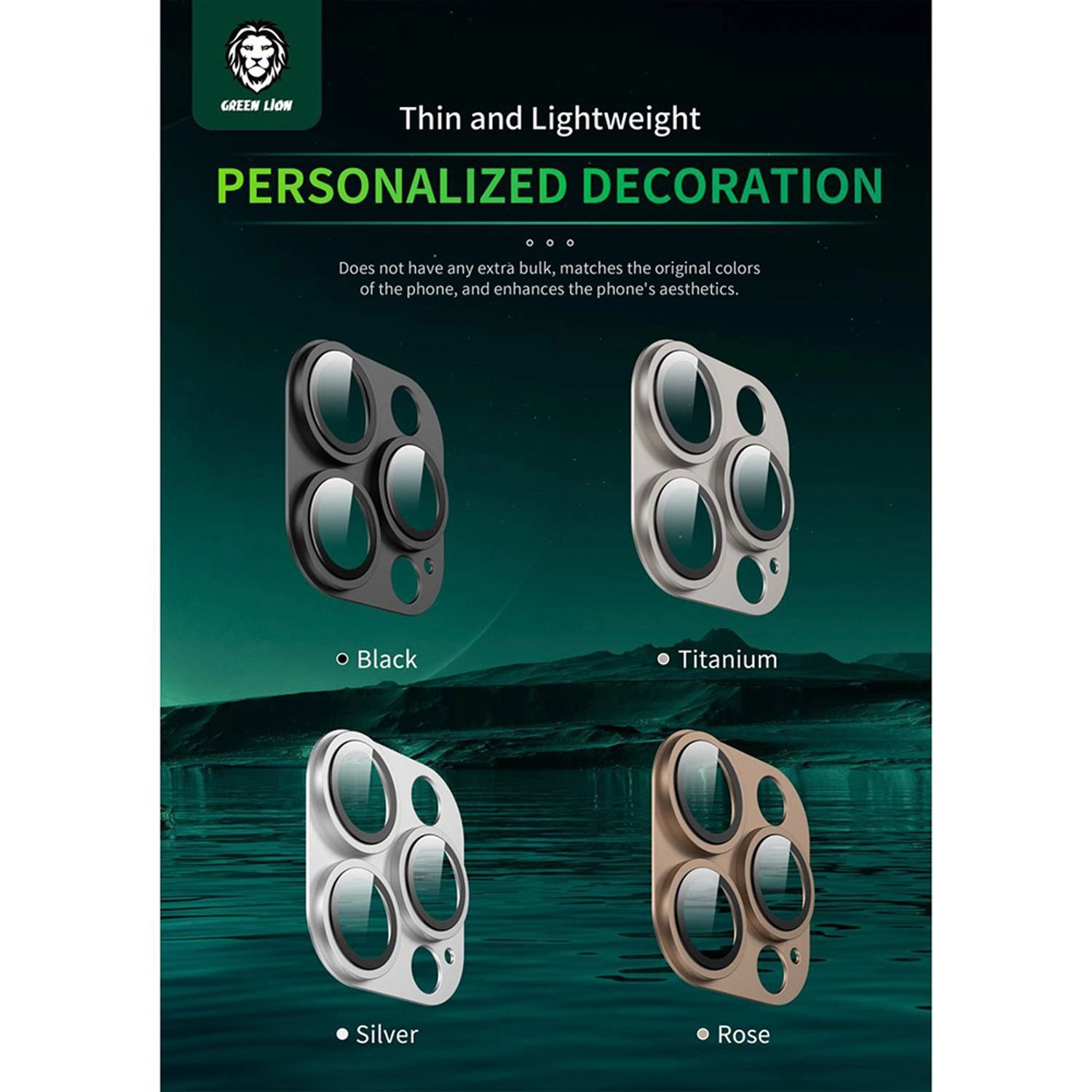 HD Aluminium Camera Lens Protector for iPhone 16 Pro/iPhone 16 Pro Max