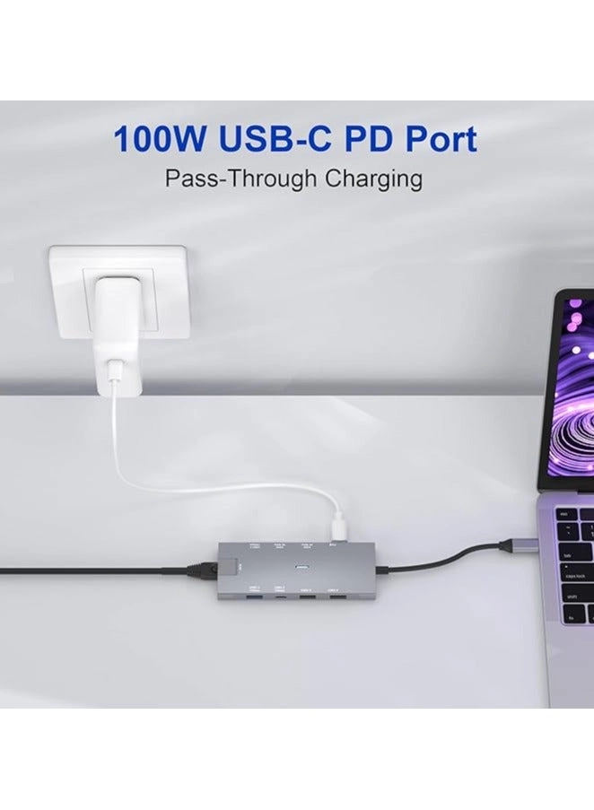 USB C Hub - MacBook Pro/Air iPad Pro M2 M1,XPS,Chromebook