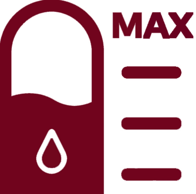 A water level indication for easy filling