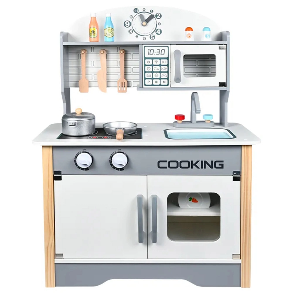 Little Angel Wooden Kids Cooking Toy Play Set