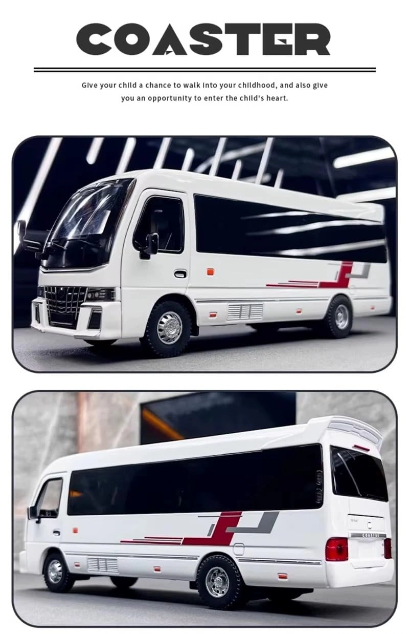 Coaster Bus - 1.32 Scale 1pcs
