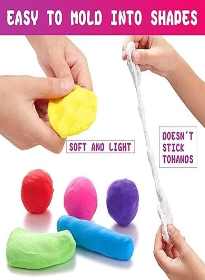 Kids Favorite Multi-Texture Clay and Slime Duo Set - 3 pcs Slime 12 pcs Clay