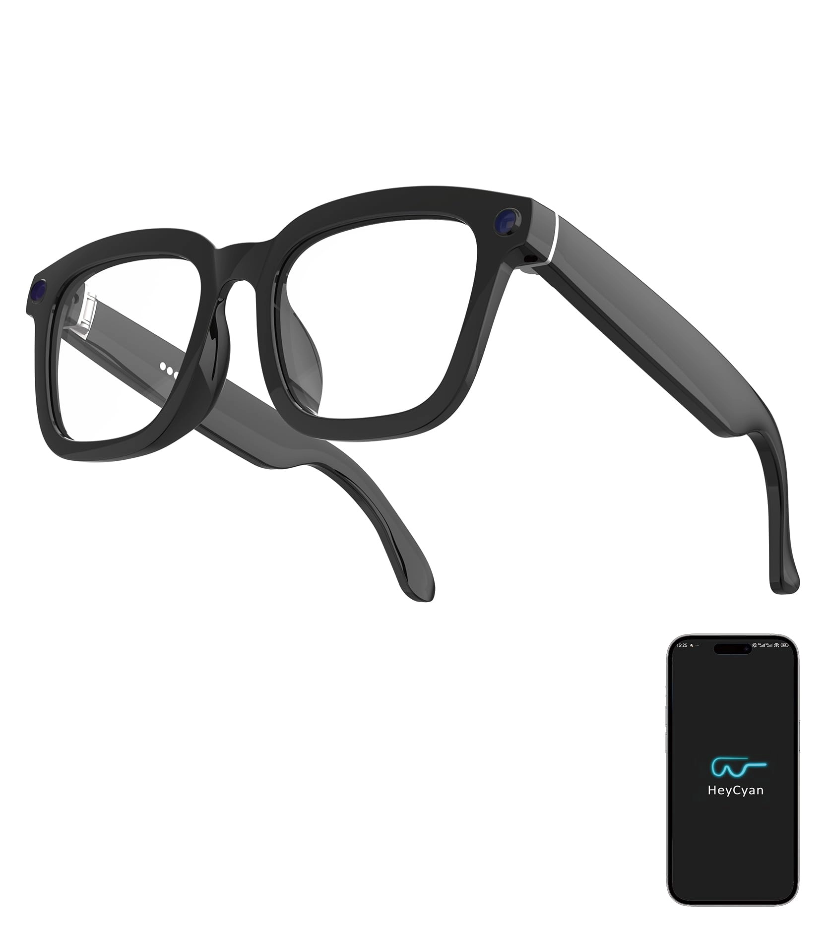 voogil AI Smart Glasses - 116 Languages Bluetooth 5.4 UV400