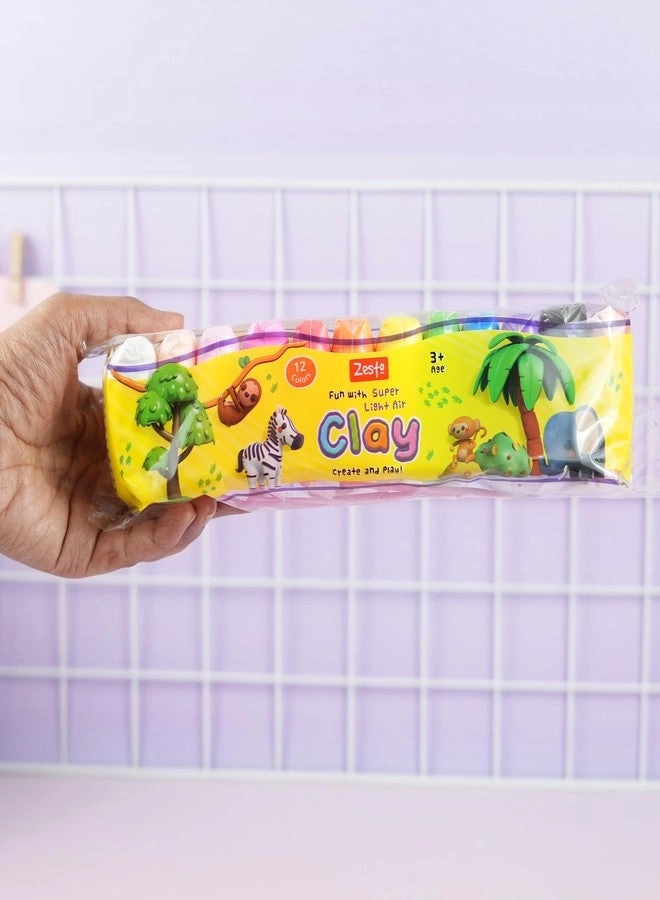 Super Light Air Clay - for Kids with Sculpting Tools 36pcs.