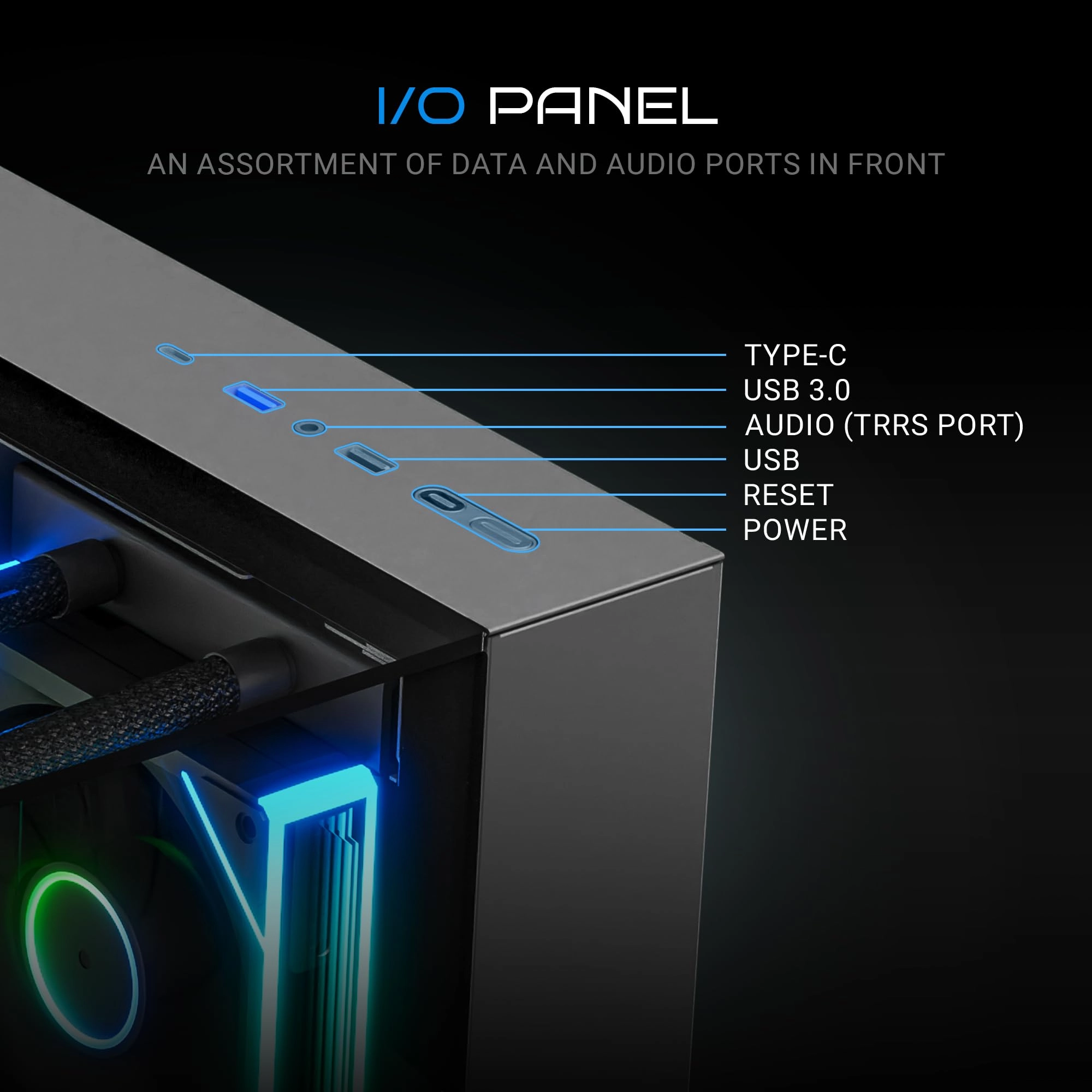 Crystal Arc Pro - Curved Front Glass Mid-Tower
