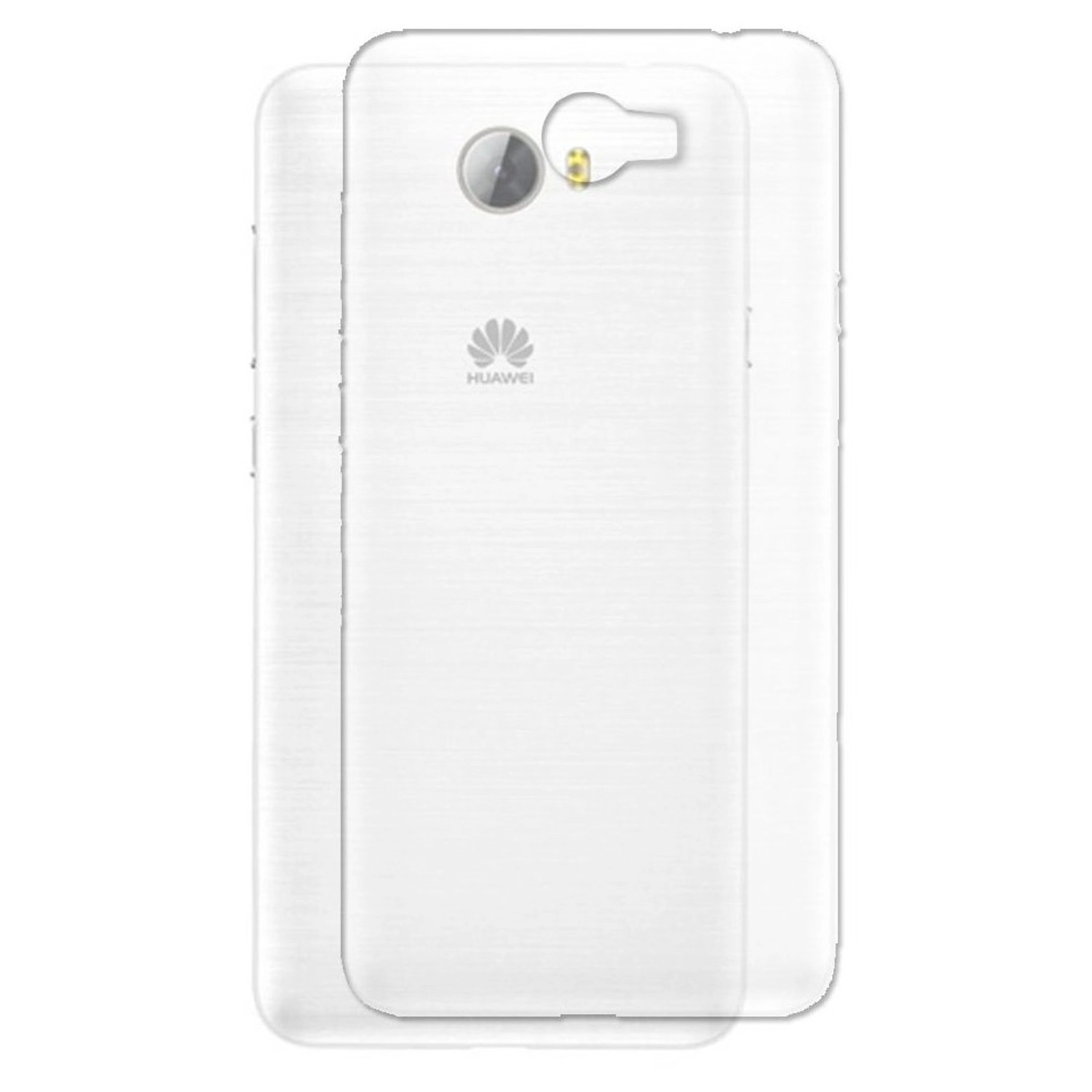 Transparent Clear Back Cover Back Case for Huawei Y7