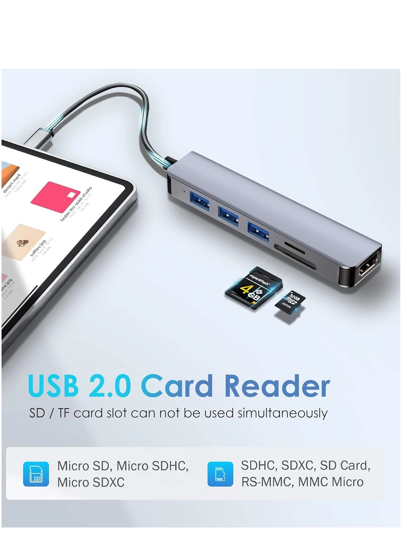 HUB-7IN1 - 4K HDMI 100W PD