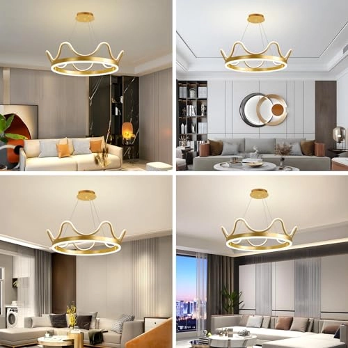 15046 Modern LED Chandelier - warm neutral white Dimmable