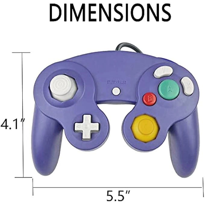 CLASSIC NGC WIRED USB CONTROLLER - PURPLE WINDOWS PC MAC