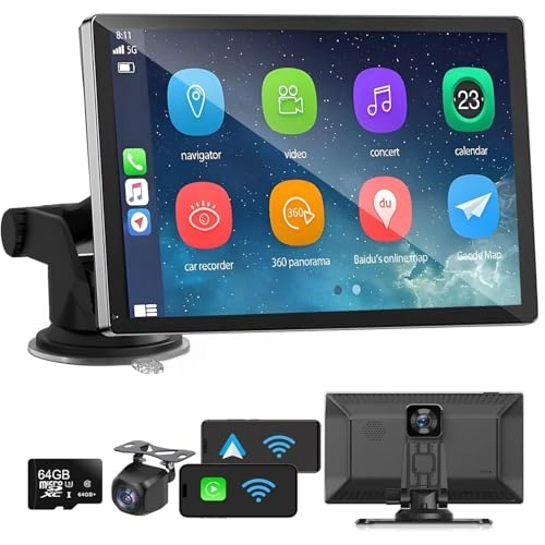 Wireless Apple Carplay Screen - 4K 1080p