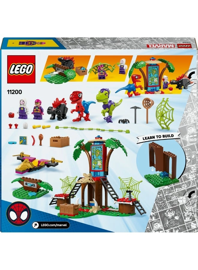 Marvel Spidey and Gobby’s Raptor Battle at Tree House HQ - Spider-Man