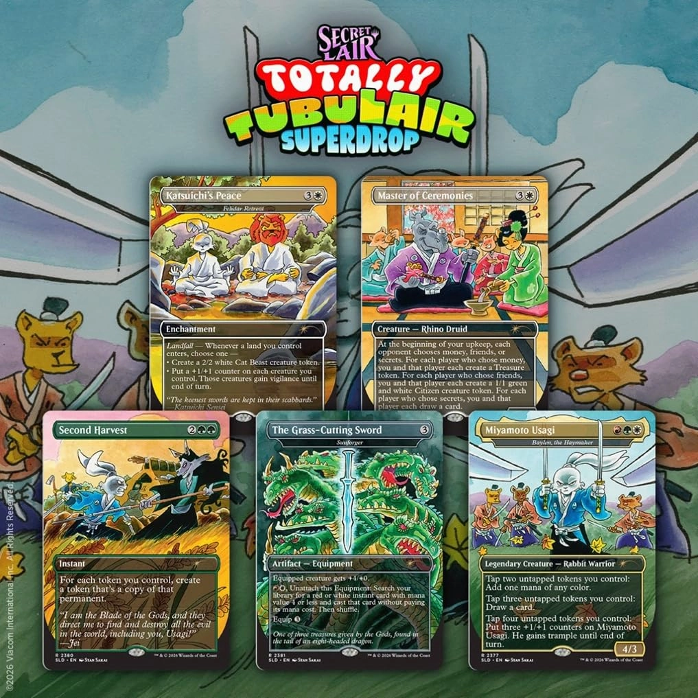 Wizards of the Coast Secret Lair Featuring Stan Sakai - 5pcs