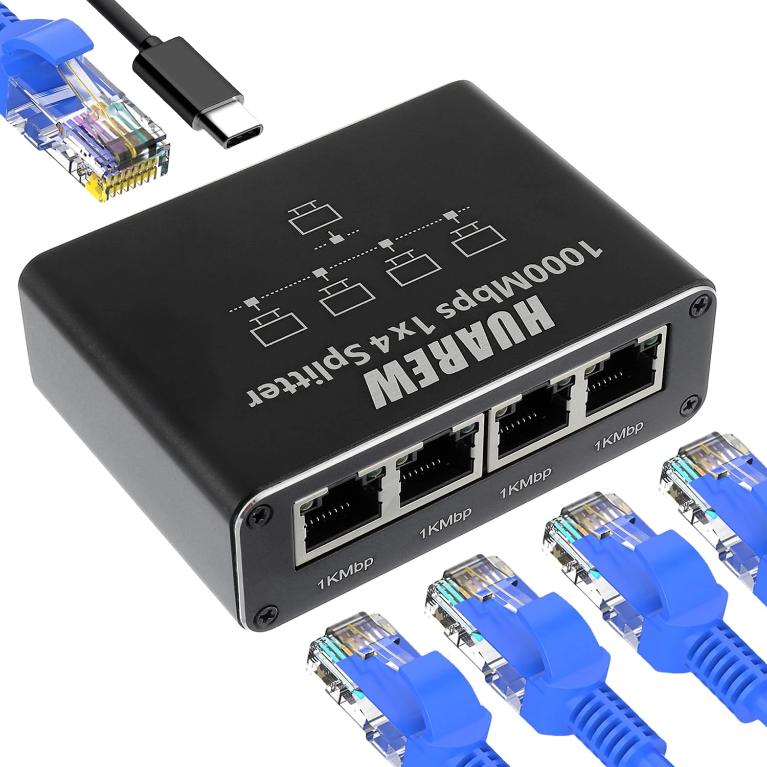HUAREW LHM-1to4 4-ports