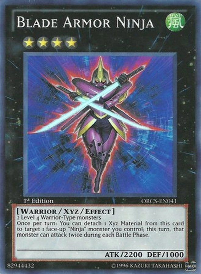 Yu-Gi-Oh! Blade Armor Ninja - Order of Chaos - Unlimited Edition - Super Rare (ORCS-EN041)