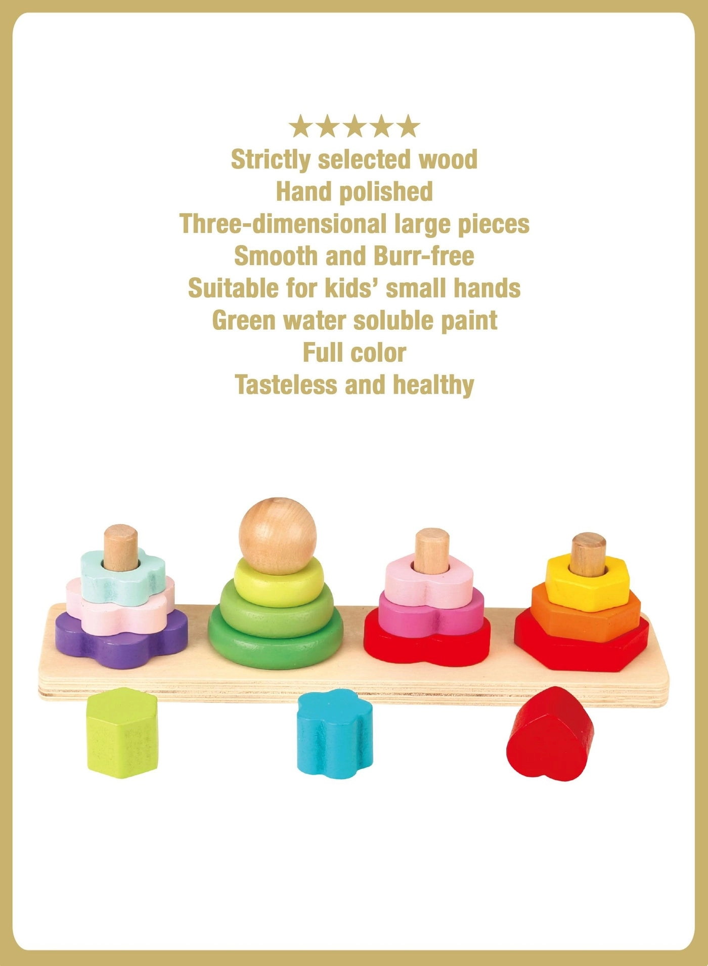 Four Column Tower Shape Match - 2+ Years