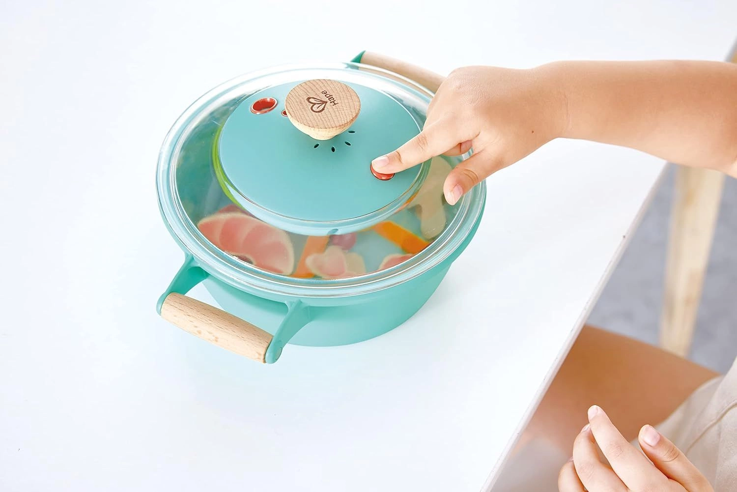 Little Chef Cooking And Steam Playset - Wooden (E3187)