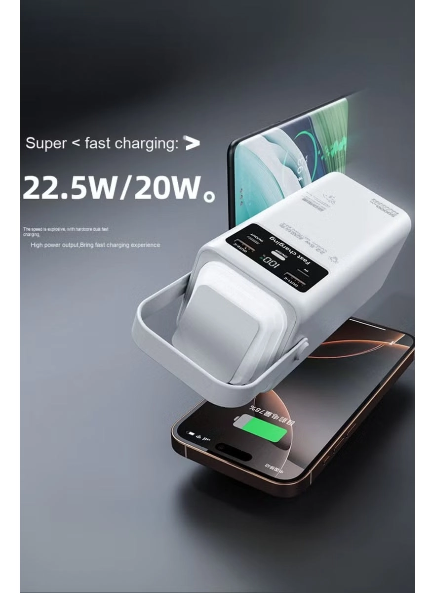 N-37 - 50000mAh 22.5 W Fast Charging 2 USB ports 2 Type-C ports