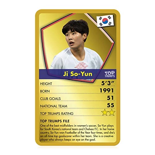 Stars of Womens Soccer - Card Game Educational