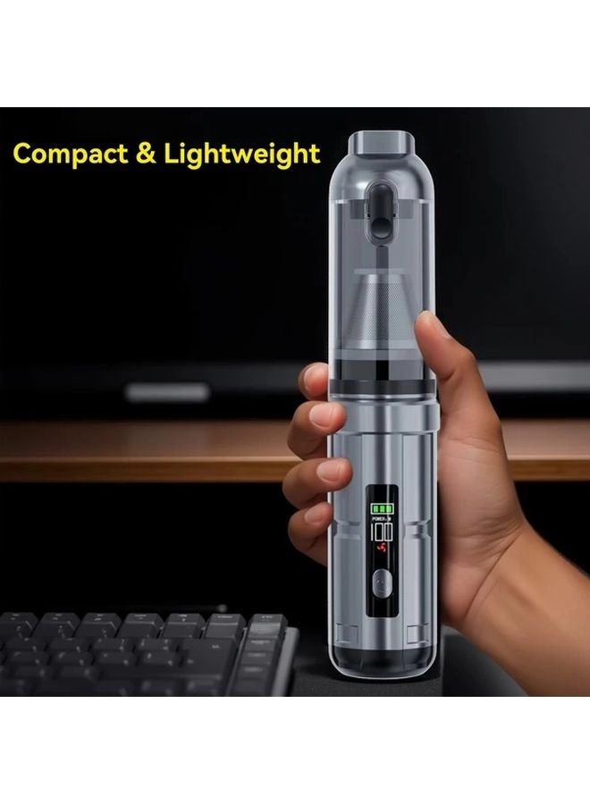 4-in-1 Wireless Handheld Vacuum Cleaner - 2000mAh