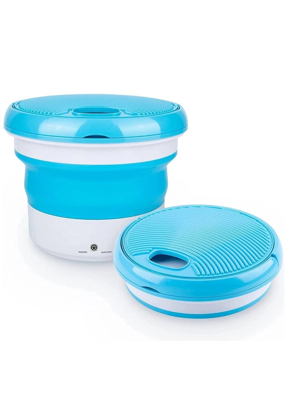 Portable Automatic Mini 7 Liter Folding Washing Machine Small Foldable Bucket Laundry Washer For Dormitories gennext