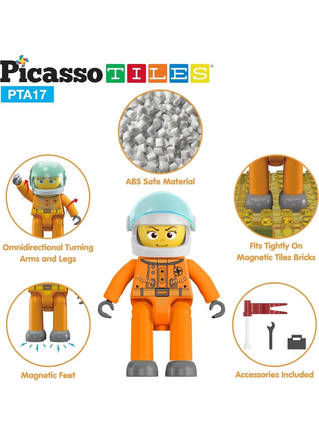 PTA17 - Astronaut 4 pcs