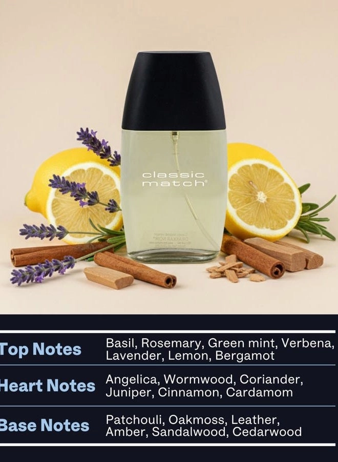 Classic Match Green - Eau de Toilette 2.5 Fl Oz