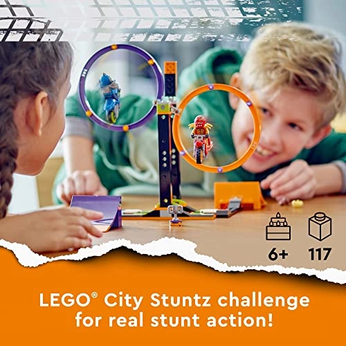 City Stuntz Spinning Stunt Challenge (60360) - red 6+