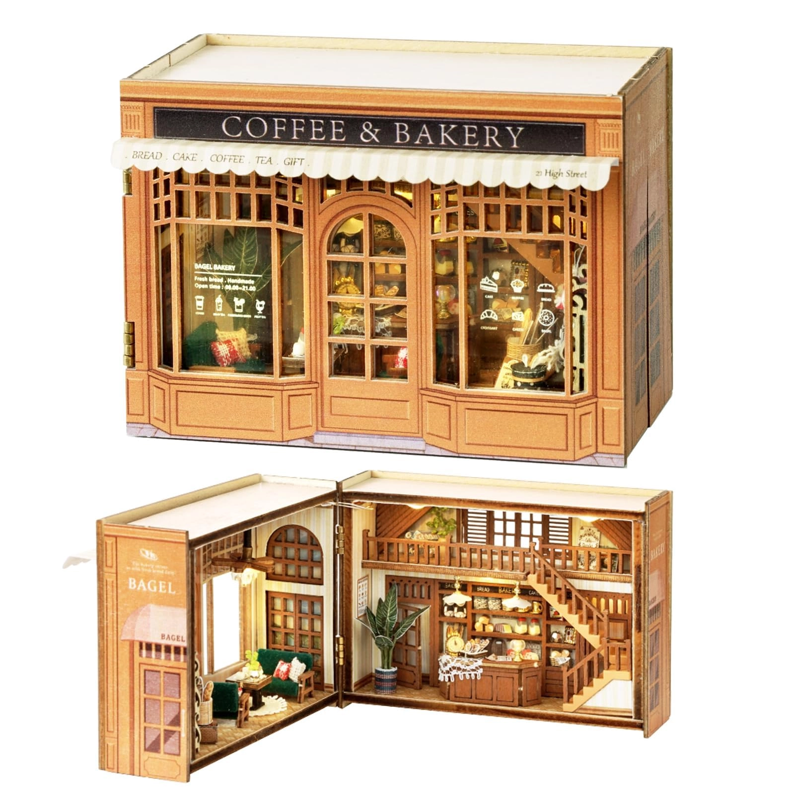 Azonee DIY Miniature Dollhouse Kit - 1:24
