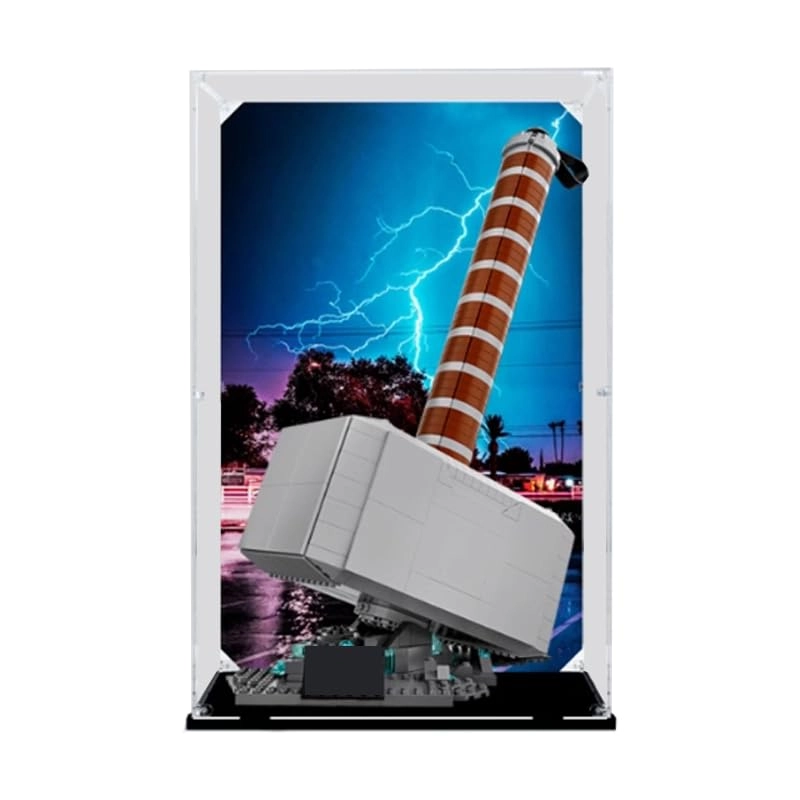 Clear Acrylic Display Case for Lego 76209 - 13.77x13.77x21.65in. Acrylic