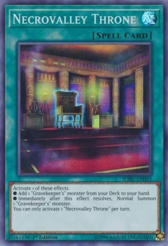 Konami Necrovalley Throne SOFU-EN055