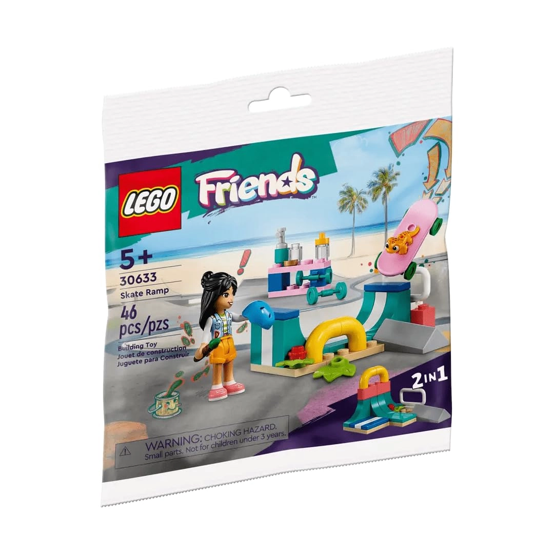 LEGO Friends Skateboard Ramp Polybag Set (30633) - Red