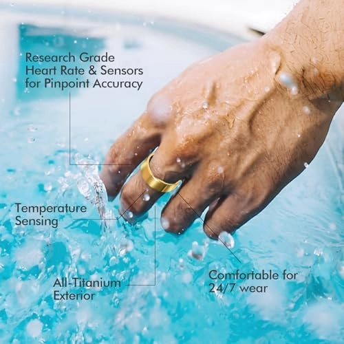 Smart Ring - Fitness Tracker Sleep Monitoring 10-Day Battery Life