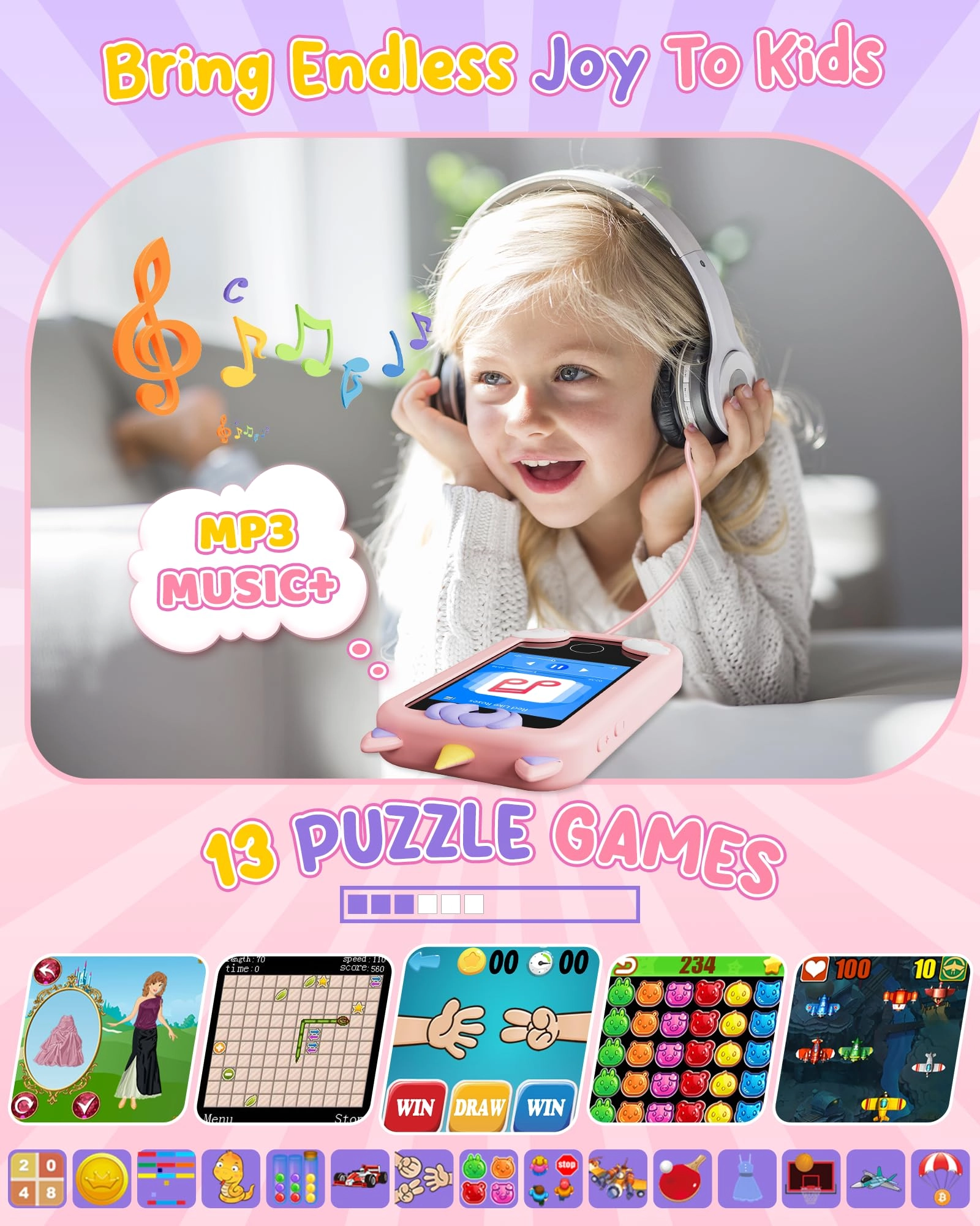 kokodi Kids Smart Phone Toy Unicorn - 3 years+
