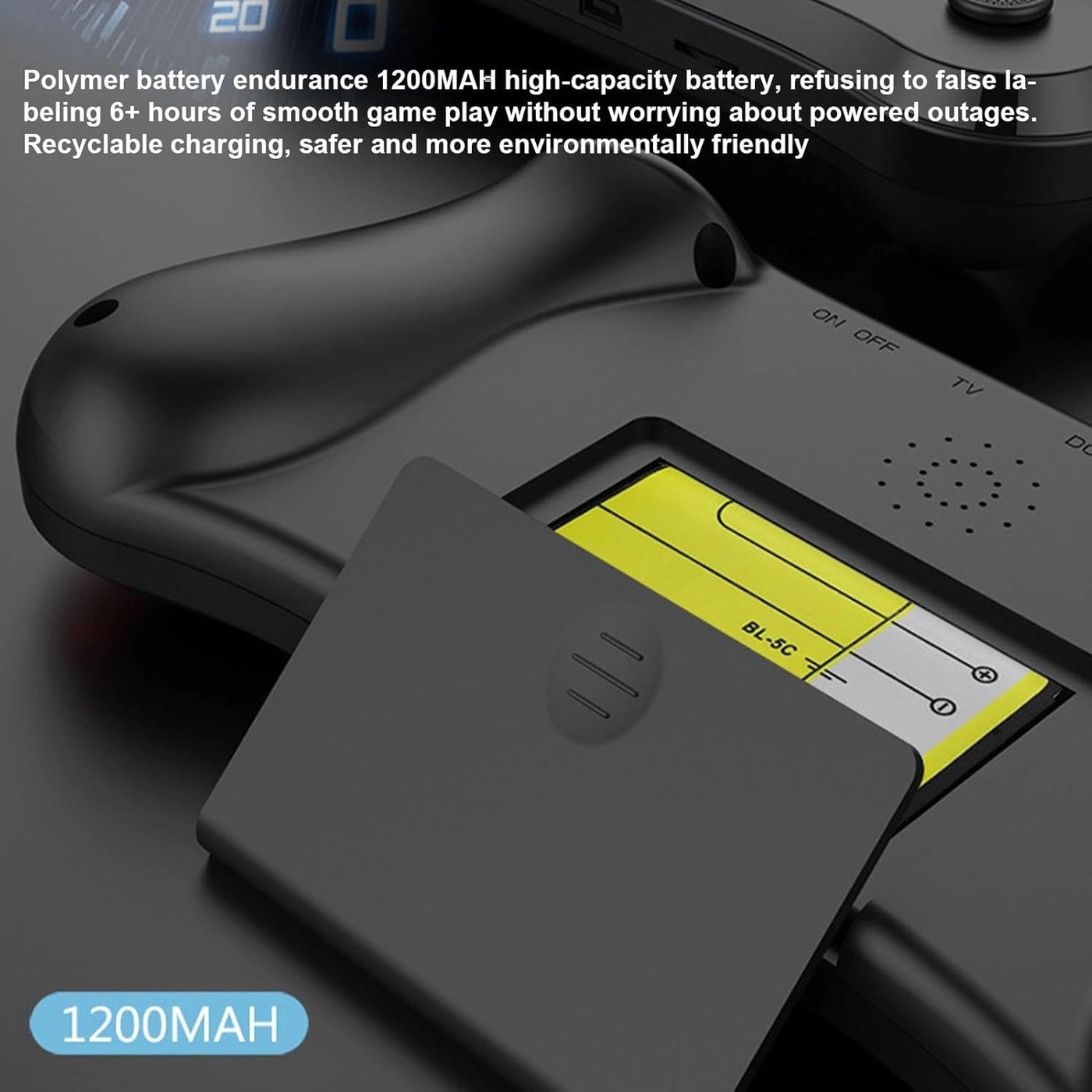 Mini Handheld Video Game Console - 500 Classic Built-in Games Rechargeable