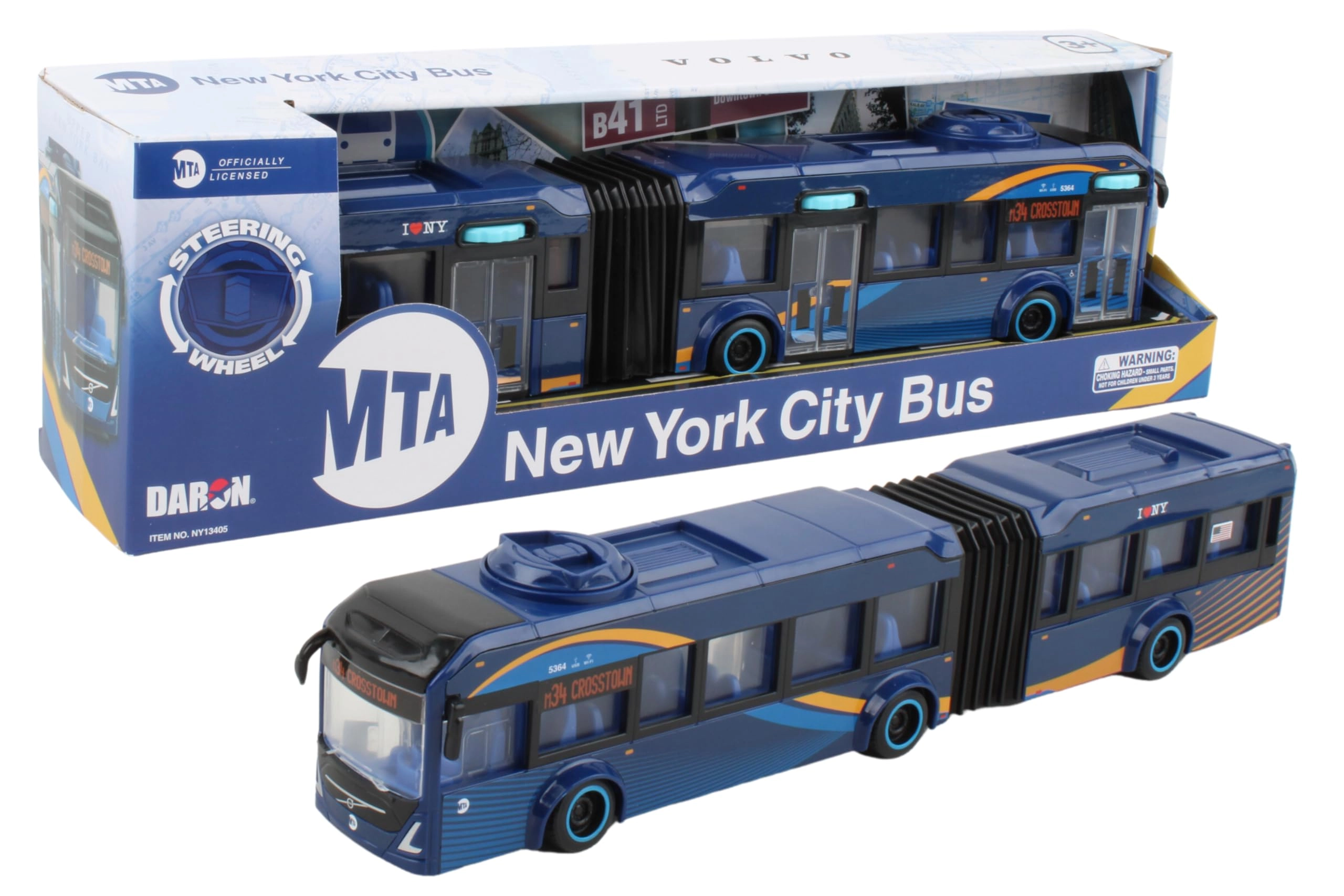Daron MTA Articulated Bus - 1.0 Count